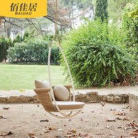 Leisure Hanging Basket Chair Outdoor Swing Balcony Villa Garden Indoor Single Rattan Lounger