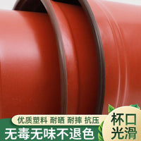 Two-Tone PE Soft Plastic Nursery Pots for Succulents and Seedlings