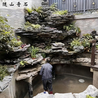 Natural Ying Stone Garden Rockery Landscape Stone for Ponds and Aquariums