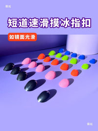 Short Track Speed Skating Cut-Resistant Gloves with Finger Buckles for Training and Competition
