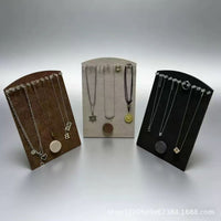 Felt Jewelry Display Stand for Necklaces and Bracelets, Countertop Organizer