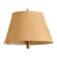 European Retro Fabric Lampshade for Table and Floor Lamps, Khaki Round Universal Bedside Lamp Cover