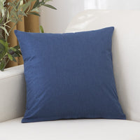 Solid Color Thickened Square Throw Pillow with Insert for Sofa Office Car