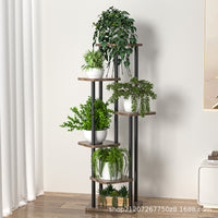 Multi-Tier Wrought Iron Plant Stand for Indoor & Balcony Use