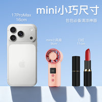Mini Handheld Portable Fan with Quiet Operation and Long-Lasting Battery for Desk, Office, and Dorm