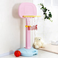 Adjustable Kids Basketball Hoop Stand for Boys and Girls, Indoor Outdoor Toddler Basketball Goal Toy