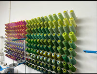 Thread and Ribbon Storage Rack for Jewelry Making, Knitting, and Sewing