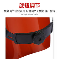 Lightweight Head-Mounted PVC Welding Face Shield for Splash and Impact Protection