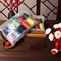 New Colorful Sewing Machine Thread Multi-color Braided Rope Garment Overlock Thread Spool Wholesale