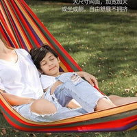 Outdoor Hammock Swing with Stand for Adults and Children, Anti-rollover Design, Portable Leisure Hanging Chair for Home Dormitory