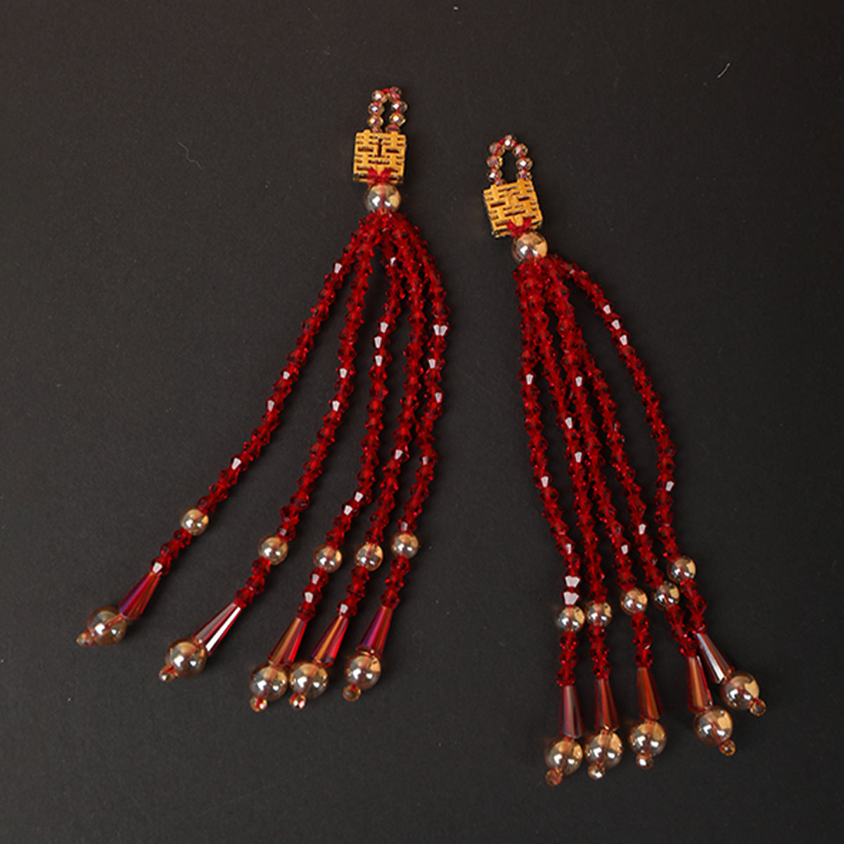 Beaded Tassel Charm for Hanfu & Traditional Chinese Outfits, DIY Fan Accessory