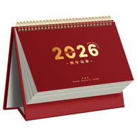 Kabaxiong 2026 Year of the Horse Desk Calendar, Simple Office Planner and Monthly Organizer