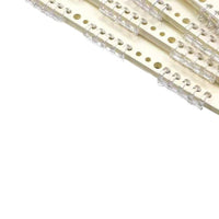 Loose Leaf Binder Rings for DIY Notebooks and Albums, Transparent Detachable Book Rings, Large Capacity