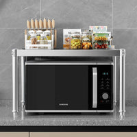 Stainless Steel Kitchen Countertop Microwave Oven Rack