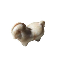 Vintage Style Faux Jade Chinese Horse Figurine for Living Room Office Decor