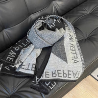 Japanese Style Dark Academia Scarf Shawl for Winter