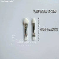 Portable Mini Dual-Ended Eyeshadow & Eyeliner Brush Set for Detail Blending