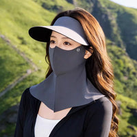 Summer UV Protection Sun Visor Hat for Women, Foldable Wide Brim Empty Top Sun Hat