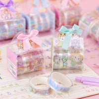 Creative Hot Stamping Washi Tape & Sticker Set for DIY Crafts and Gifts