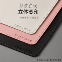 Large PU Leather Desk Mat for Office and Home, Waterproof Mouse Pad and Keyboard Protector