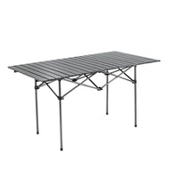 Portable Aluminum Camping Table and Chair Set for Outdoor Picnic BBQ Beach