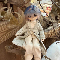 BJD Doll Woolen Trench Coat for 6-inch Action Figures