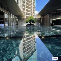 Luxury Faux Marble Quartz Tile for Exterior Walls - 18mm Thick, Polished, Waterproof, Wear-Resistant