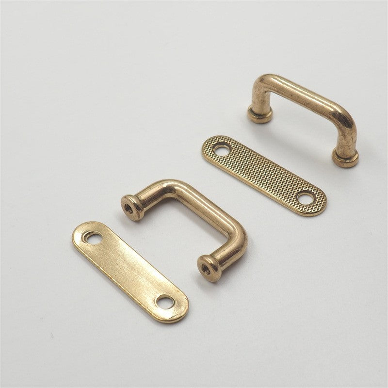 Solid Brass Square Arch Bridge Connector for Bags and Backpacks