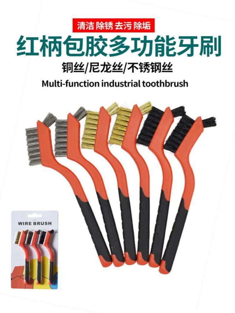 Kitchen Gas Stove Wire Brush Cleaning Set for Range Hood and Crevice Cleaning