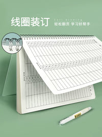 English Vocabulary Workbook for College Students and Graduate School Entrance Exams, A4 Spiral Notebook