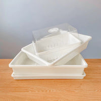 Thickened Seedling Tray with Lid for Succulents and Seed Starting, Gardening Tray