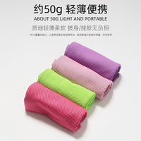 Cooling Sweat Towel, Quick-Dry Breathable Ice Silk Neck Gaiter for Running and Gym