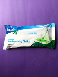 Thickened Disposable Wet Mop Wipes for Dust Mops - Hands-Free Floor Cleaning