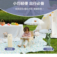 Portable Baby Toddler Outdoor Picnic Beach Camping Chair with Tray