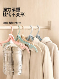 Portable Folding Travel Hangers for Dorms and Hotels - 10-Pack