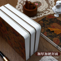 A6 Blank Hardcover Notebook Set for Students, Portable Sketchbook and Journal