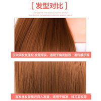 Mannequin Head for Hair Styling Practice with Human Hair