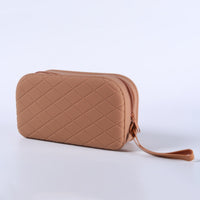 Silicone Travel Toiletry Bag, Large Capacity Waterproof Cosmetic Organizer