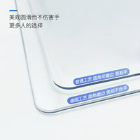 Clear PVC Round Tablecloth Waterproof Oil-Proof Non-Slip Dining Table Protector Mat