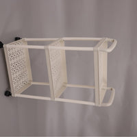 Slim Plastic Bathroom Storage Tower with Wheels for Laundry Room and Narrow Spaces