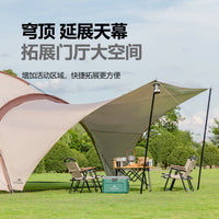 Outdoor Dome Tent Canopy for Camping and Sun Protection, Large Capacity Multi-Person Shelter