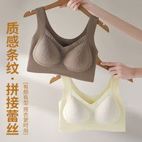 Women's Seamless Push Up Bra, Anti-Sagging, Minimizer, Side Support, Soft Lift, Back Smoothing, Comfortable Sports Bra