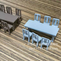 Miniature Chinese Style Furniture Model DIY Kit for Dollhouse Decor
