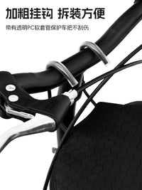 Waterproof Bicycle Front Basket for Mountain, Electric, and Folding Bikes