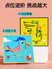 Montessori Educational Busy Board for Fine Motor Skills and Hand-Eye Coordination Training