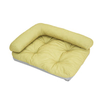 Large Pet Bed with Removable Washable Cover for Small Dogs and Cats, All-Season, PVC Non-Slip Bottom