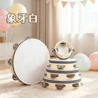 Kids' Xinjiang Dance Tambourine Orff Professional Percussion Instrument Hand Drum for Kindergarten Teachers