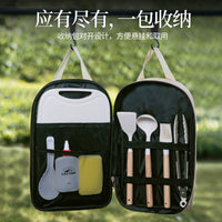 Portable Outdoor Camping Cookware Utensil Set with Storage Bag