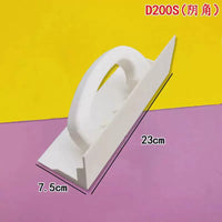 Eleyou Stainless Steel Corner Trowel for Plastering and Drywall Finishing