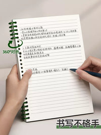 B5 Detachable Spiral Notebook Set for Students and Professionals, 120 Pages Per Book, Lined Paper